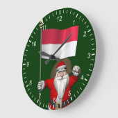 kerstman met vertrek uit Indonesië Grote Klok (Hoek)