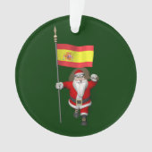 kerstman met vertrek uit Spanje Ornament (voorkant)