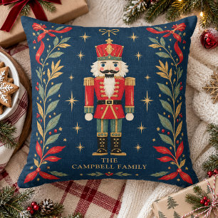 Kerstman met vintage hemellichamen en eigen famili kussen