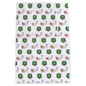 Kerstman met wetshandhaving   medium cadeauzakje (Achterkant)