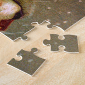  kerstman met wisselende tek legpuzzel (Zijkant)