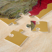  kerstman met Wreath Legpuzzel (Zijkant)