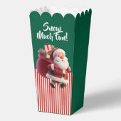 Kerstman met Zak met Cadeaus Bedankdoosjes (Voorkant)