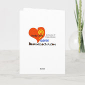 Kerstman met zak van TP Kerstmis Kaart (Achterkant)