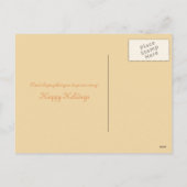 Kerstman met zijn zak cadeautjes - Victoriaans ker Feestdagenkaart (Achterkant)