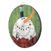 kerstman met Zingende vogel Dartbord (Voorkant Rechts)