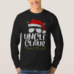 Kerstman met zonnebril met Pet Christm T-shirt