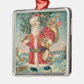 kerstman metalen ornament (Links)