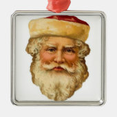 kerstman metalen ornament (Voorkant)