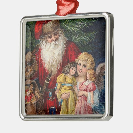  kerstman metalen ornament (Links)