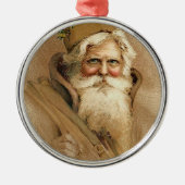 kerstman metalen ornament (Voorkant)