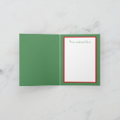  Kerstman mevrouw Claus Kerst Feestdagen Kaart (Binnen)