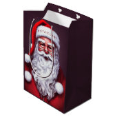 Kerstman Middenformaat Cadeautas (Achterkant Gekanteld)