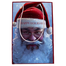 Kerstman Middenformaat Cadeautas