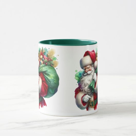 Kerstman mok (Midden)