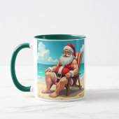 Kerstman Mok met Strandlichaam