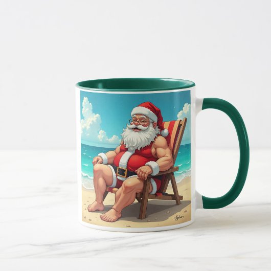 Kerstman Mok met Strandlichaam