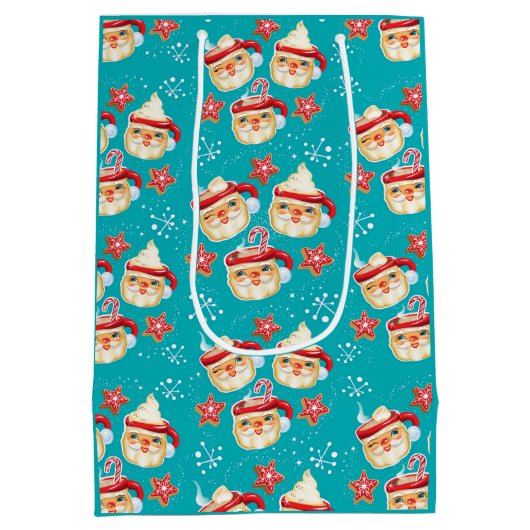 Kerstman Mokken + koekjes Kerst Medium Cadeauzakje (Achterkant)