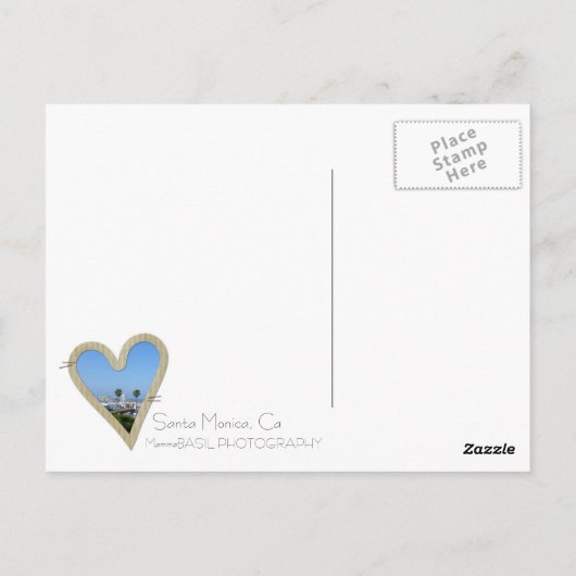 Kerstman Monica View Postcard! Briefkaart (Achterkant)