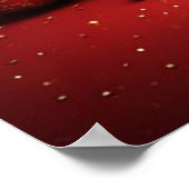 Kerstman Monogram A Voor Kerstcadeaus Poster (Hoek)