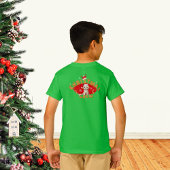 Kerstman Monogram peperkoek Brief Een Jongen T-shirt