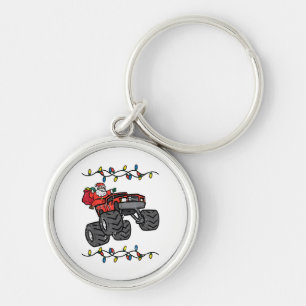Kerstman Monster Truck Boys Kinder Peuter Yo Sleutelhanger