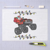 Kerstman Monster Truck Boys Kinder Peuter Yo Tissuepapier (Craft)