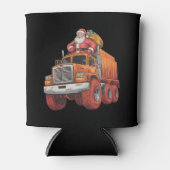 Kerstman Monster Truck Xmas Boys Kinder Blikjeskoeler (Voorkant)