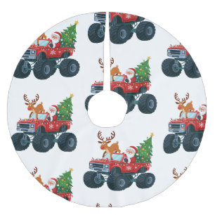 Kerstman Monstertruck Rendier Kerstboom Kerstmis Rok