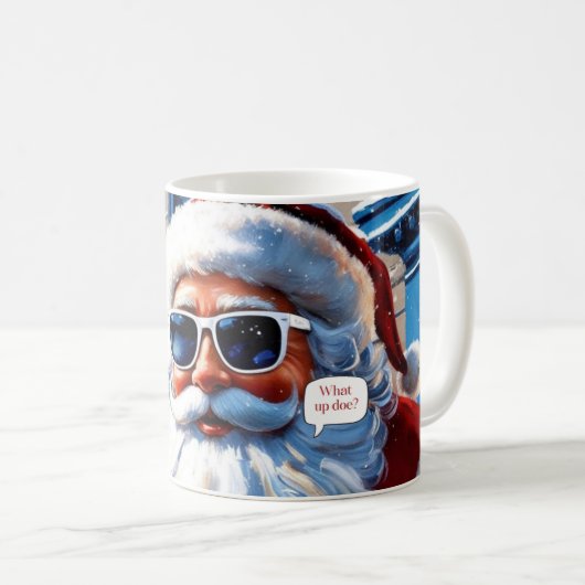 Kerstman Motor City Koffiemok (Voorkant rechts)