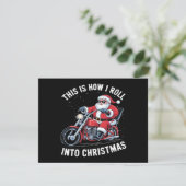Kerstman Motorfiets Motor Christmas Essenti (Staand voorkant)