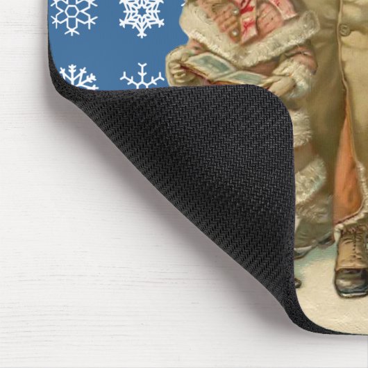 kerstman Mousepad Muismat (Hoek)