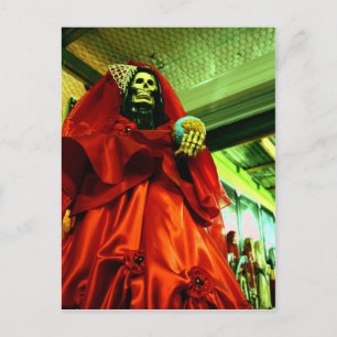 Kerstman Muerte Feestdagenkaart