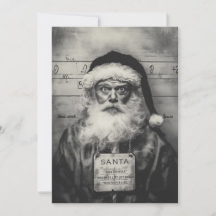 Kerstman Mugshot: Stoute Lijst Misgelopen Kaart