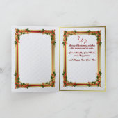 Kerstman Muis Tunes Feestdagen Kaart (Binnen)