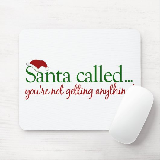 Kerstman Muismat (Met muis)