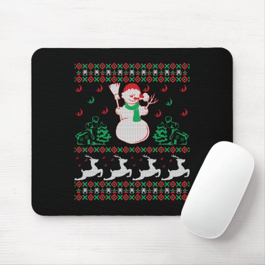Kerstman Muismat (Met muis)