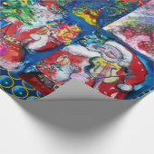 KERSTMAN, MUZIKAAL KERSTFEEST CADEAUPAPIER (Hoek)