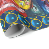 KERSTMAN, MUZIKAAL KERSTFEEST CADEAUPAPIER (Rol Hoek)