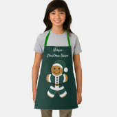 kerstman naam groene kerstman schort (Insitu)