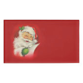  kerstman naambadge (Voorkant)