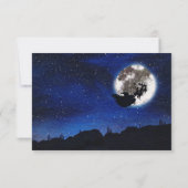 Kerstman Nacht Hemel Kerst Ticket Cadeau Coupon (Achterkant)