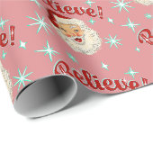Kerstman Nee, 6 Geloven Cadeaupapier (Rol Hoek)
