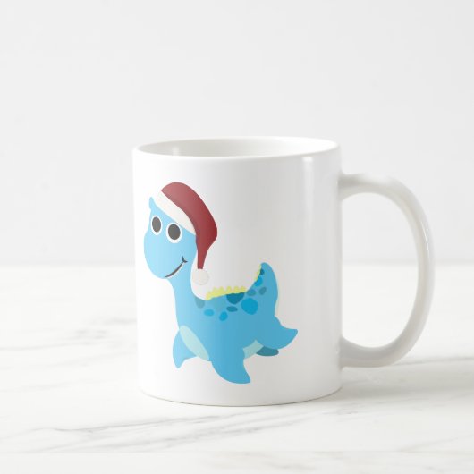 Kerstman Nessie Koffiemok (Rechts)