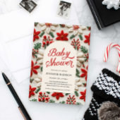 Kerstman Neutrale uitnodiging tot Baby shower