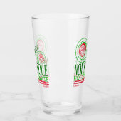 Kerstman Noordpool Hot Chocolate Glas (Links)