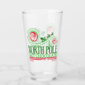 Kerstman Noordpool Hot Chocolate Glas (Voorkant)