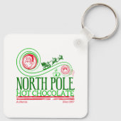 Kerstman Noordpool Hot Chocolate Sleutelhanger (Achterkant)