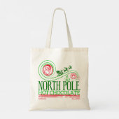 Kerstman Noordpool Hot Chocolate Tote Bag (Achterkant)