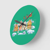 Kerstman Noordpool Kerstdorp Ronde Klok (Hoek)